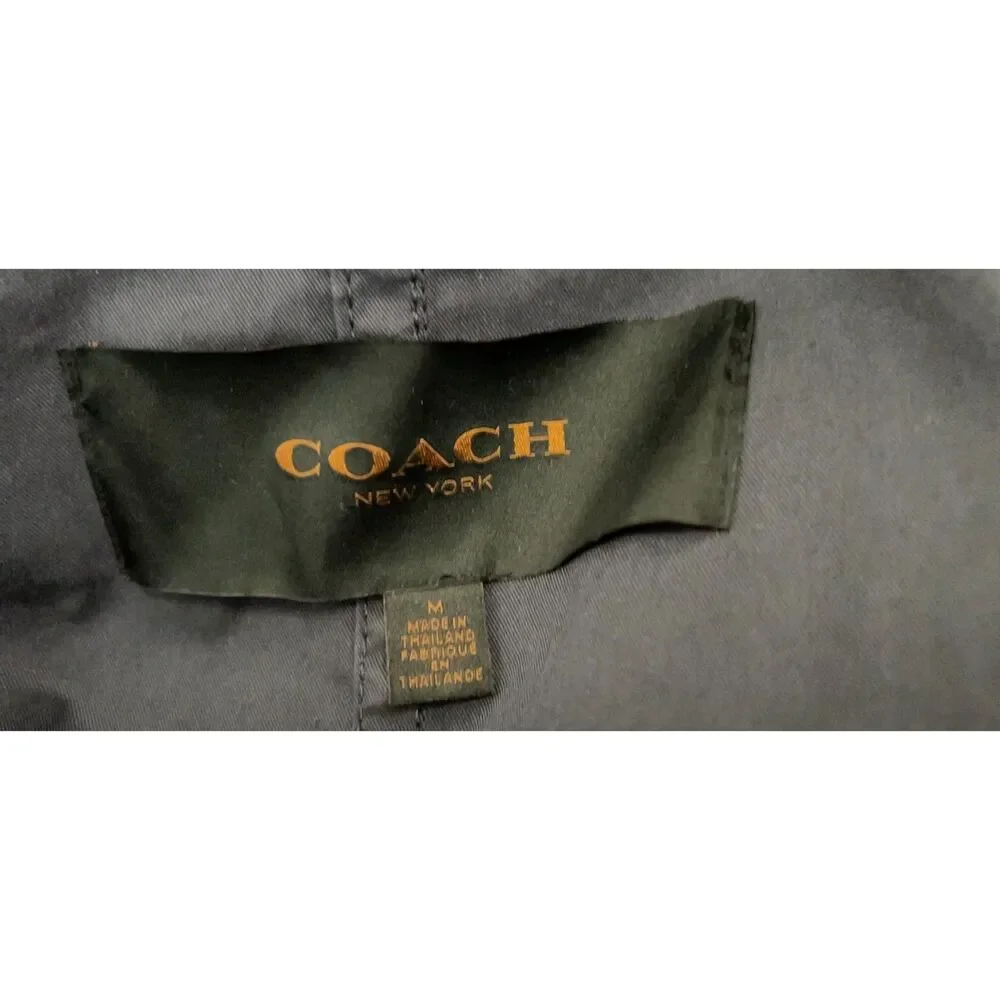 Coach Utility/Trench Jacket. Size M.